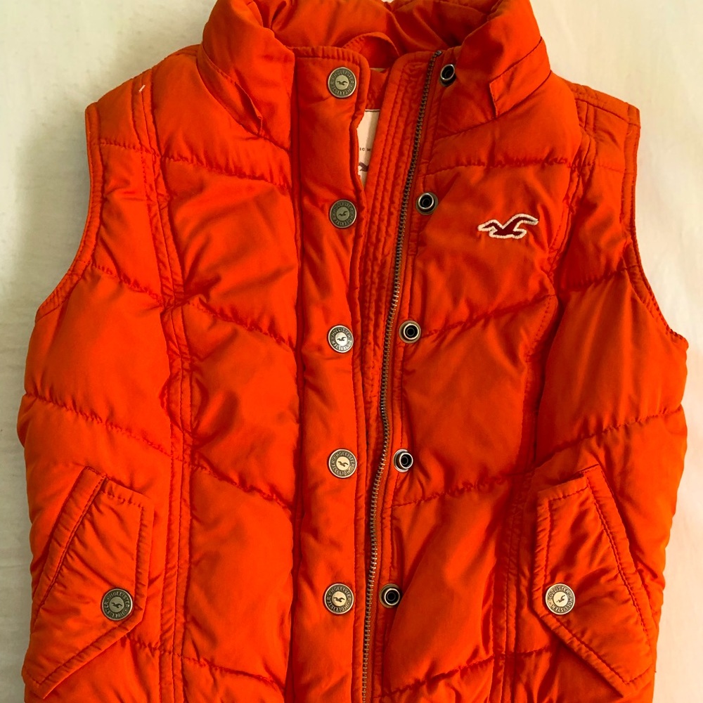 Boys Hollister puffer vest